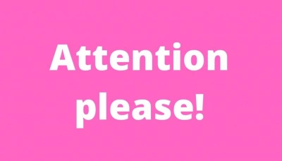 ilustracja aktualności: Attention please!