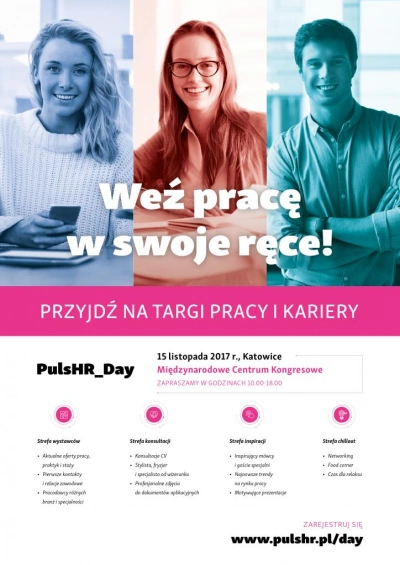 ilustracja aktualności: Weź pracę w swoje ręce! 15 listopad - PULSHR_DAY