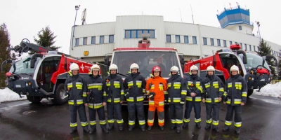 ilustracja aktualności: Wizyta studentów w Lotniskowej Służbie Ratowniczo-Gaśniczej w Pyrzowicach