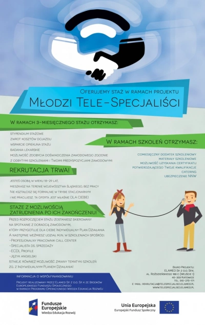 ilustracja aktualności: Rekrutacja do Projektu "Młodzi Tele-Specjaliści" rozpoczęta!