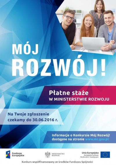 ilustracja aktualności: Płatne staże w Ministerstwie Rozwoju! Twoja szansa na rozwój!