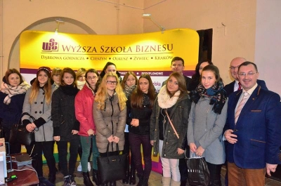 ilustracja aktualności: Marek Zuber poprowadził wykład dla młodzieży