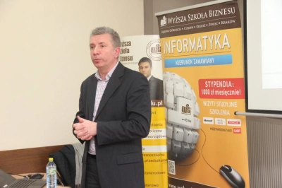 ilustracja aktualności: Przedsiębiorczy Informatyk &ndash; cykliczne spotkania Student&oacute;w z przedstawicielami praktyki gospodarczej