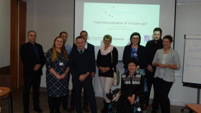ilustracja aktualności: First workshop under "Internationalization of V4 Start-ups" project