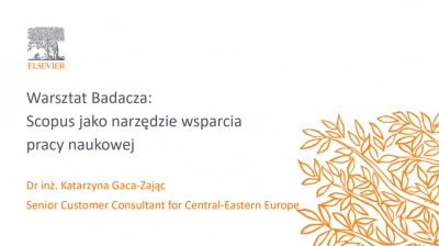 ilustracja aktualności: Warsztat badacza dla pracowników naukowych Akademii WSB „Scopus jako narzędzie wsparcia pracy naukowej”