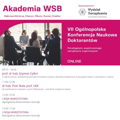 ilustracja aktualności: Doktoranci z całej Polski dyskutowali o paradygmatach wsp&oacute;łczesnego zarządzania organizacjami