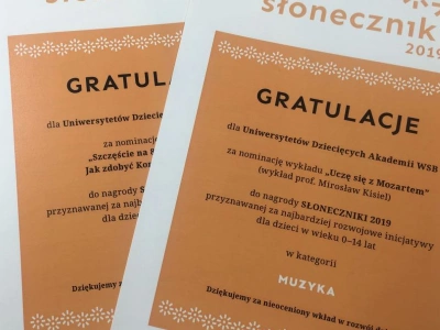 ilustracja aktualności: Słoneczniki 2019 &ndash; Dziękujemy za oddane głosy!