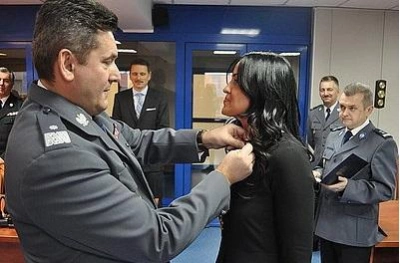 ilustracja aktualności: Medal "Za zasługi dla Policji" dla Rektor WSB