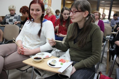 ilustracja aktualności: X Festiwal Nauki - degustacja sushi