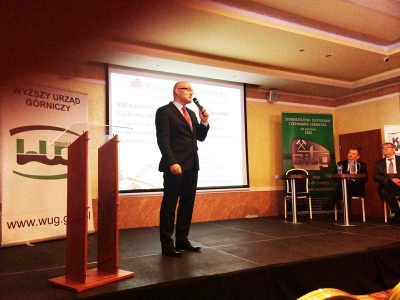 ilustracja aktualności: Prorektor WSB na konferencji "Problemy bezpieczeństwa i ochrony zdrowia w polskim górnictwie."