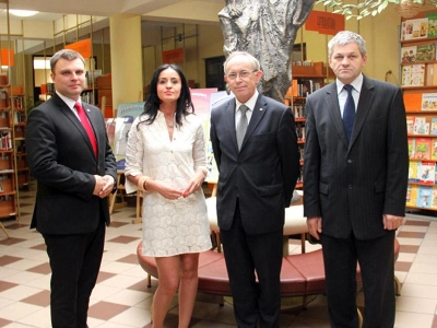 ilustracja aktualności: Rektor Akademii Muzycznej w Katowicach z wizytą w WSB