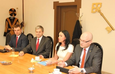 ilustracja aktualności: Przedstawiciele AWF Katowice z wizytą w WSB