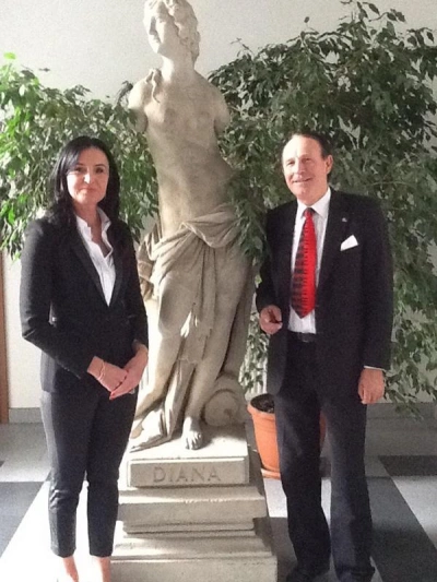 ilustracja aktualności: Wizyta władz WSB na Uniwersytecie Opolskim