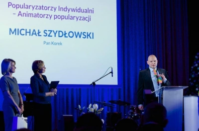 ilustracja aktualności: "Pan Korek" Popularyzatorem Nauki 2014. Gratulujemy!