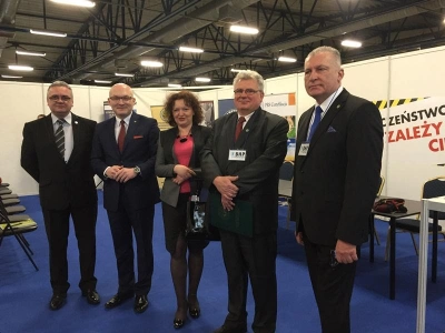 ilustracja aktualności:  „Mam świadomość – pracuję bezpiecznie” - konferencja podczas targów BHP w Katowicach pod patronatem Rektora WSB