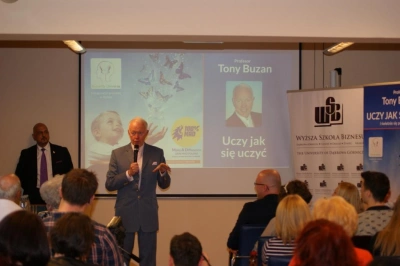 ilustracja aktualności: Seminarium z Tonym Buzanem, światowej sławy ekspertem w zakresie metod szybkiego uczenia się