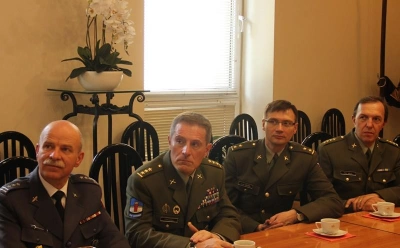 ilustracja aktualności: Przedstawiciele Czeskiej Armii z wizytą w WSB