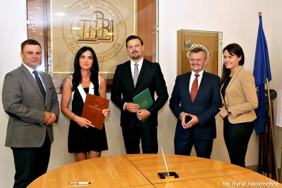 ilustracja aktualności: Prezydent Siemianowic Śląskich z wizytą w WSB