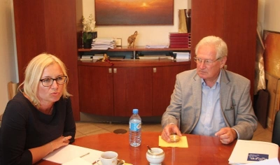 ilustracja aktualności: Przedstawiciele Europejskiej Akademii Planowania Finansowego z wizytą w WSB