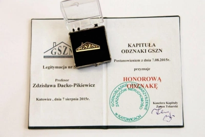 ilustracja aktualności: Jej Magnificencja Rektor WSB uhonorowana za zaangażowanie w działalność GSZN w Katowicach