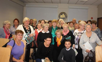 ilustracja aktualności: Prezes Fundacji OP UTW - Pani Krystyna Lewkowicz - gościem WSB