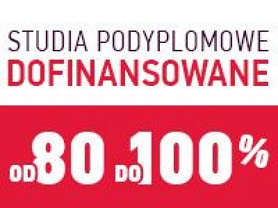 ilustracja aktualności: Studia podyplomowe dofinansowane od 80% do 100%. Zgłoś się do 4 lutego!