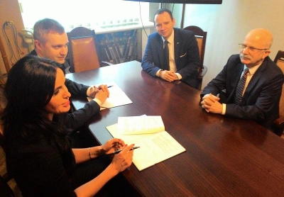 ilustracja aktualności: Podpisanie porozumienia o współpracy z Urzędem Transportu Kolejowego w Warszawie