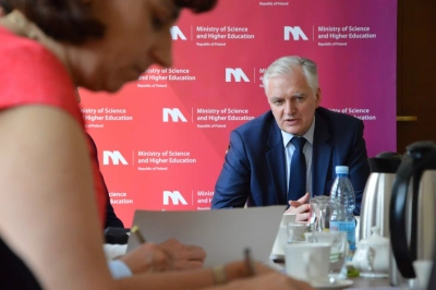 ilustracja aktualności: Spotkanie władz uczelni z Wicepremierem