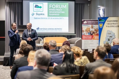 ilustracja aktualności: Wyższa Szkoła Biznesu wsp&oacute;łorganizatorem Forum Rynku Pracy Wojew&oacute;dztwa Śląskiego