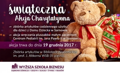 ilustracja aktualności: Świąteczne pomaganie z WSB
