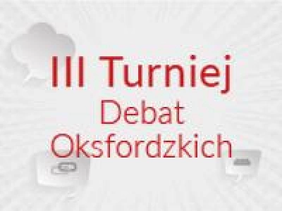 ilustracja aktualności: Zapraszamy do udziału w III edycji Turnieju Debat Oksfordzkich 