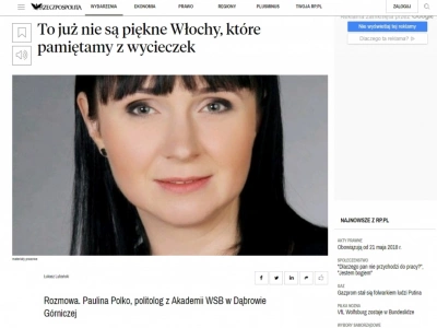 ilustracja aktualności: Dr Paulina Polko ekspertem Akademii WSB w rozmowach z "Rzeczpospolitą" i "Polska The Times"