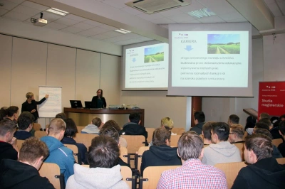 ilustracja aktualności: Uczniowie sosnowieckiego "Elektronika" odwiedzili Akademię WSB