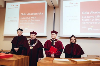 ilustracja aktualności: Gala akademicka Executive MBA oraz Master of Business Administration (Partner kierunku: EY Academy of Business)