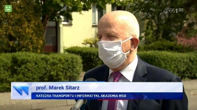ilustracja aktualności: Ekspert Akademii WSB mówił w WIADOMOŚCIACH TVP 1 o rozwoju transportu kolejowego