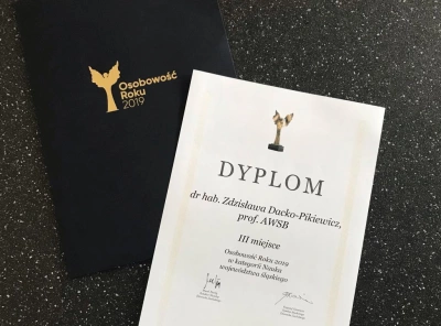 ilustracja aktualności: Rektor Akademii WSB nagrodzona w plebiscycie Dziennika Zachodniego na Osobowość Roku 2019 w kategorii Nauka