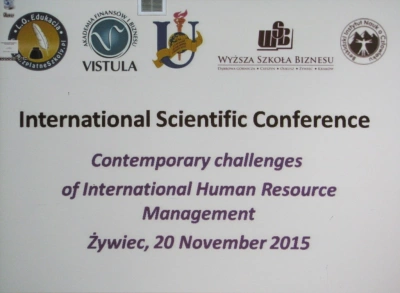 ilustracja aktualności: Zaproszenie na Międzynarodową Konferencję Naukową - 20 listopad 2015