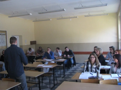 ilustracja aktualności: Spotkanie z praktykiem studentów Kierunku Pedagogika