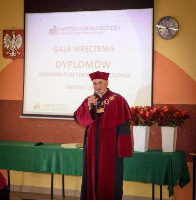 ilustracja aktualności: Uroczysta Gala Wręczenia Dyplomów w Wydziale Zamiejscowym w Żywcu – 11.04.2018 r.