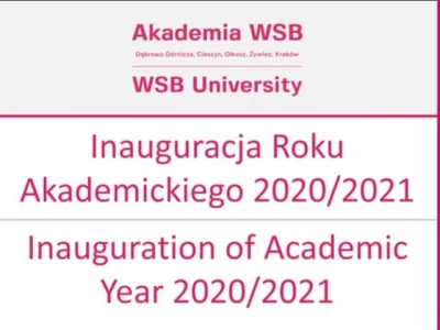 ilustracja aktualności: Inauguracja Roku Akademickiego 2020/2021 [relacja wideo]