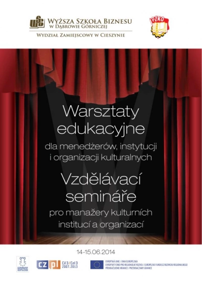 ilustracja aktualności: Spotkanie rekrutacyjne na warsztaty edukacyjne dla menadżerów kultury