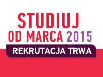 ilustracja aktualności: Już dziś pomyśl o studiach! Rozpocznij naukę w marcu 2015 r. 