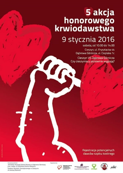 ilustracja aktualności: Cieszyn vs Dąbrowa Górnicza - rusza kolejna Akcja Honorowego Krwiodawstwa!
