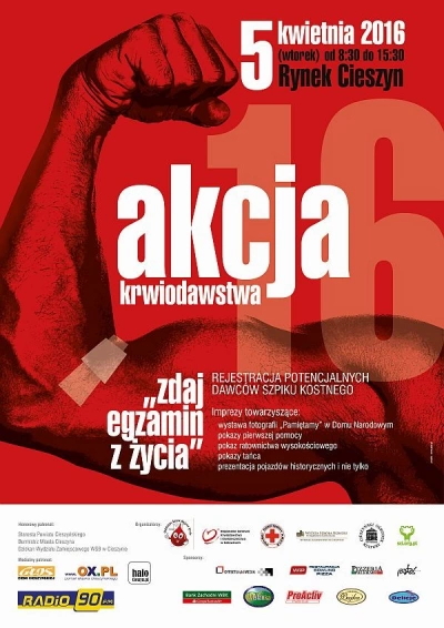 ilustracja aktualności: Oddaj krew na cieszyńskim Rynku