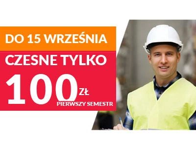 ilustracja aktualności: Pierwszy semestr studiów magisterskich TYLKO za 100 zł