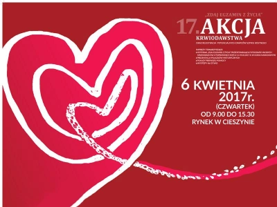 ilustracja aktualności: Wspieramy akcję krwiodawstwa - „Zdaj egzamin z życia”