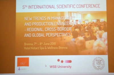 ilustracja aktualności: 5th International Scientific Conference New Trends In Management And Production Engineering - Regional, Cross-Border And Global Perspectives Brenna, 7th – 8th June 2018