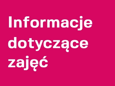 ilustracja aktualności: Plan zajęć