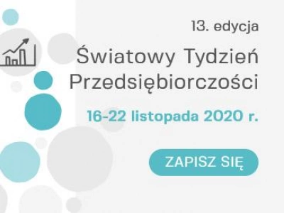 ilustracja aktualności: Wybierz szkolenie dla siebie. Światowy Tydzień Przedsiębiorczości 16-22 listopada 2020