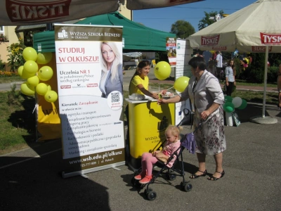ilustracja aktualności: WSB Olkusz na Dożynkach w Kosmolowie